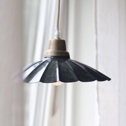 PR Home Żyrandol Ester, niebieski, Ø 24 cm,