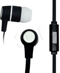 VAKOSS Słuchawki SK-214K (dokanałowe; z mikrofonem; kolor czarny