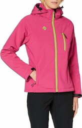 IZAS Damska kurtka softshell Oland wielokolorowa fuchsia/hellgrün M