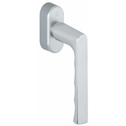 Hoppe Klamka okienna Hamburg SecuForte F1/srebro - trzpień