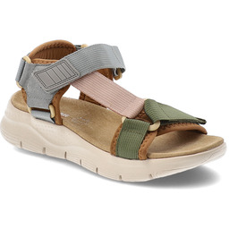 Artiker Sandały damskie, cholewka z materiału tekstylnego lekka