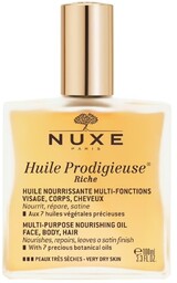 NUXE Riche Multi Purpose Dry Oil Face, Body,