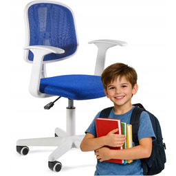 Krzesło szkolne dziecięce Sparky c. niebieski fotel ergonomiczny