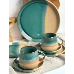 Pakamera Zestaw - taca + 2 talerze +