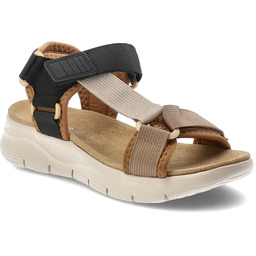 Artiker Sandały damskie, cholewka z materiału tekstylnego regulowane