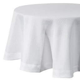 Eurofirany Obrus Stella 2 120 cm okrągły biały