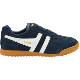 Gola Classics Men''s Harrier Suede Trainers Navy/White CMA192MW