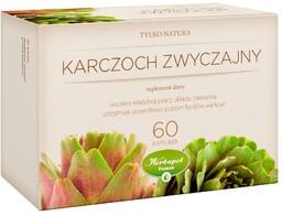 Karczoch zwyczajny Tylko Natura, 60 kapsułek