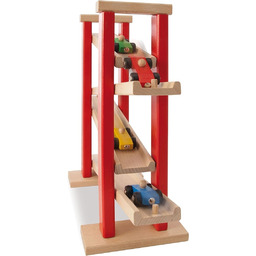 Eichhorn 100027332 - kolejka wyścigowa z 4 pojazdami,