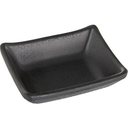 LACOR Naczynia do serwowania, melamina, czarne 9 x