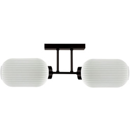 Podwójna lampa ryflowane klosze Vilar K-5733, sufitowa