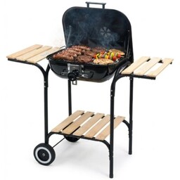 TOYA Grill ogrodowy węglowy 99581 Zamykany, na kółkach,