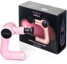 VITAMMY BODY 6 RÓŻOWY Pistolet do masażu ciała,