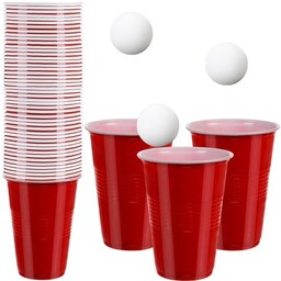 Beer Pong, gra imprezowa, Artemis, kubki czerwone 50