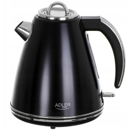 Adler Klasyczny Czajnik Elektryczny Stalowy Czarny