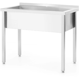 Basen zlew gastronomiczny jednokomorowy Budget Line STAL 800