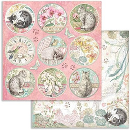 STAMPERIA INTERNATIONAL, KFT SBB756 Scrapbooking papier dwustronny orchiid