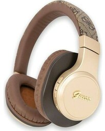 Guess Bezprzewodowe słuchawki nauszne 4G Metal Logo Bluetooth,