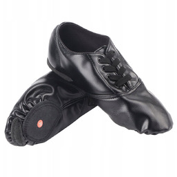 JAZZÓWKI BUTY DO TAŃCA JAZZ NOWOCZESNEGO TRENINGOWE CZARNE