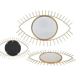 Out of the blue Złote metalowe lustro, oko,