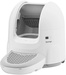 Sponge Pet Litter Box Biały Kuweta