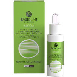BASICLAB Esteticus Antyoksydacyjne serum wyrównujące z 15% witaminą
