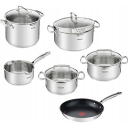 Zestaw garnków Tefal Duetto+ stal nierdzewna 10 el.