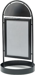 Stojak reklamowy, 700x1000 mm, czarny