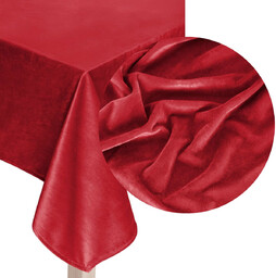 Bieżnik 60 x 120 Dekoracyjny Velvet Soft Czerwony