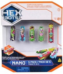 Hexbots Hexbug Nano Zestaw pięciu robaczków Nano Flash