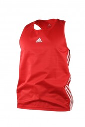 Koszulka bokserska Adidas Iba Czerwony/Biały Rozmiar: S