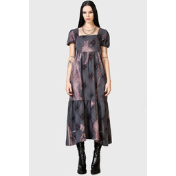 sukienka KILLSTAR - EFFINA (BLACK/BLEACH)-XL