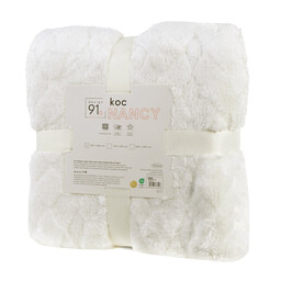Design 91 Koc narzuta 150x200 Nancy kremowy