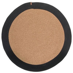 Dywan Natural okrągły 100 cm brązowo-czarny