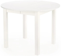 Elior Biały okrągły stół rozkładany 102-142 cm -