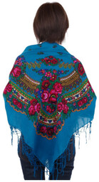 Chusta góralska bawełniana folk obrus 125 cm