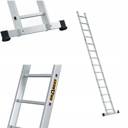 Drabina aluminiowa przystawna 1x14 profesjonalna 14 szczebli Drabest