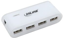 InLine 33294W Mini USB 2.0 Hub (4-portowy)