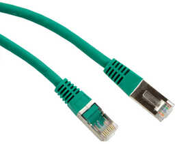 Patchcord STP kat.6 30m (zielony)