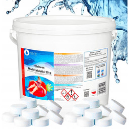 Chlor do Basenu 5kg Tabletki Multifunkcyjne 20g Jacuzzi