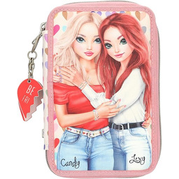 Depesche 13708 TOPModel Heart to Heart dwukomorowy piórnik