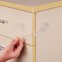 Przezroczyste zabezpieczenia na meble dla dzieci 4 szt.