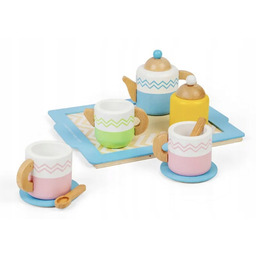 Serwis do Herbaty dla Dzieci Taca Czajnik Kubki