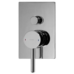 Omnires Bateria prysznicowo-wannowa podtynkowa Y, chrom Y1235/KCR