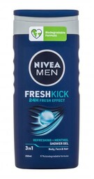 Nivea Men Fresh Kick Shower Gel 3in1 żel