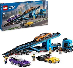 LEGO City Laweta z samochodami sportowymi, zabawka