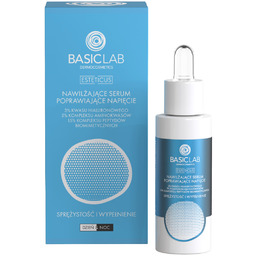 BASICLAB Esteticus Nawilżające serum poprawiające napięcie z kompleksem