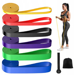 Gumy Materiałowe Do Ćwiczeń Zestaw Fitness Antypoślizgowe Hip