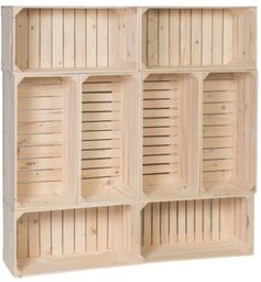 ČistéDřevo Skrzynki drewniane biblioteczka 120 120 24 cm