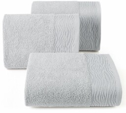 Ręcznik bawełniany z żakardową bordiurą R205-03